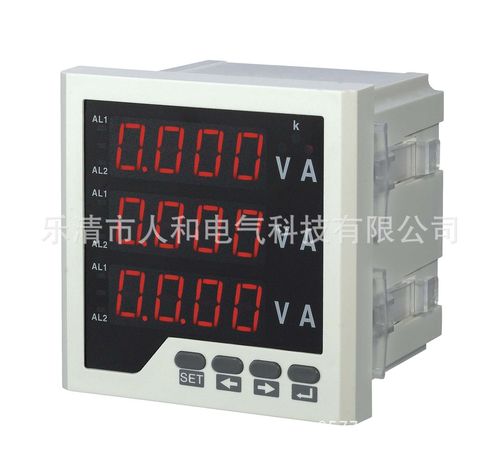RH-3UI33三相交流電流電壓組合表 數顯綜合監測表96在電工儀器儀表中的應用與選型